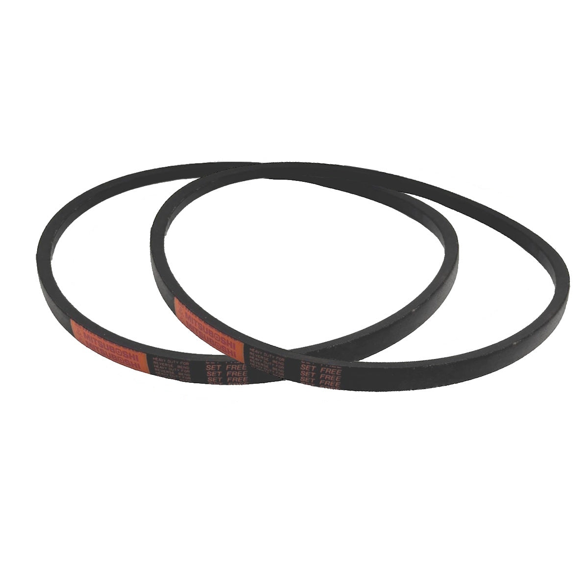 2 Genuine Mitsuboshi PTO Drive Belts Fits Kubota G26 series K2063-15640