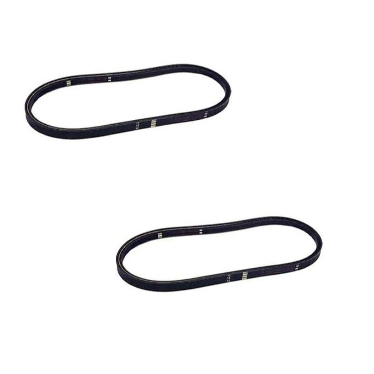 Pair of Replacement Drive Belts Fits GREENMECH CS100 PETROL WOODCHIPPER