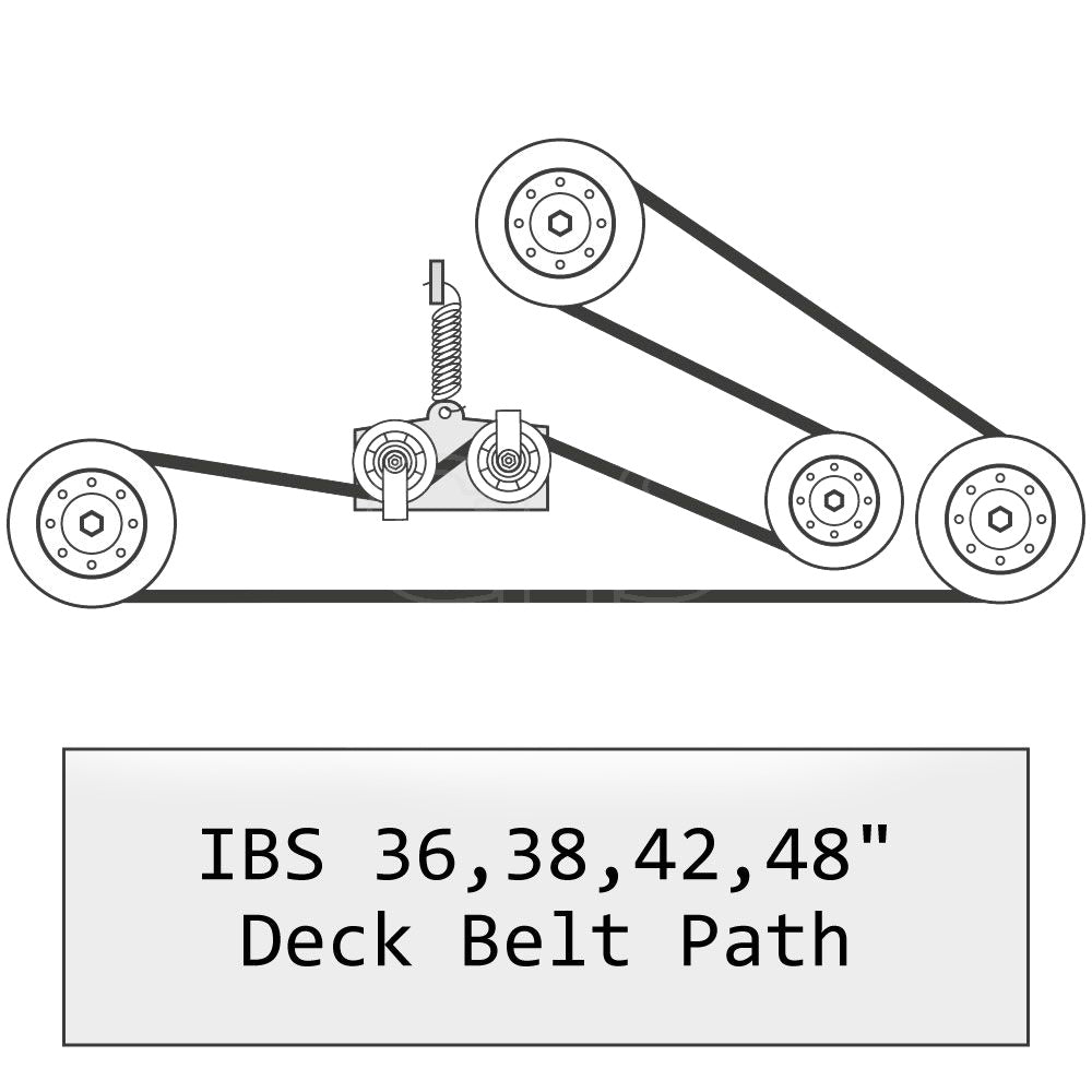 Cutter Deck Belt Fits COUNTAX WESTWOOD 36" WITH IBS DECK 22869800