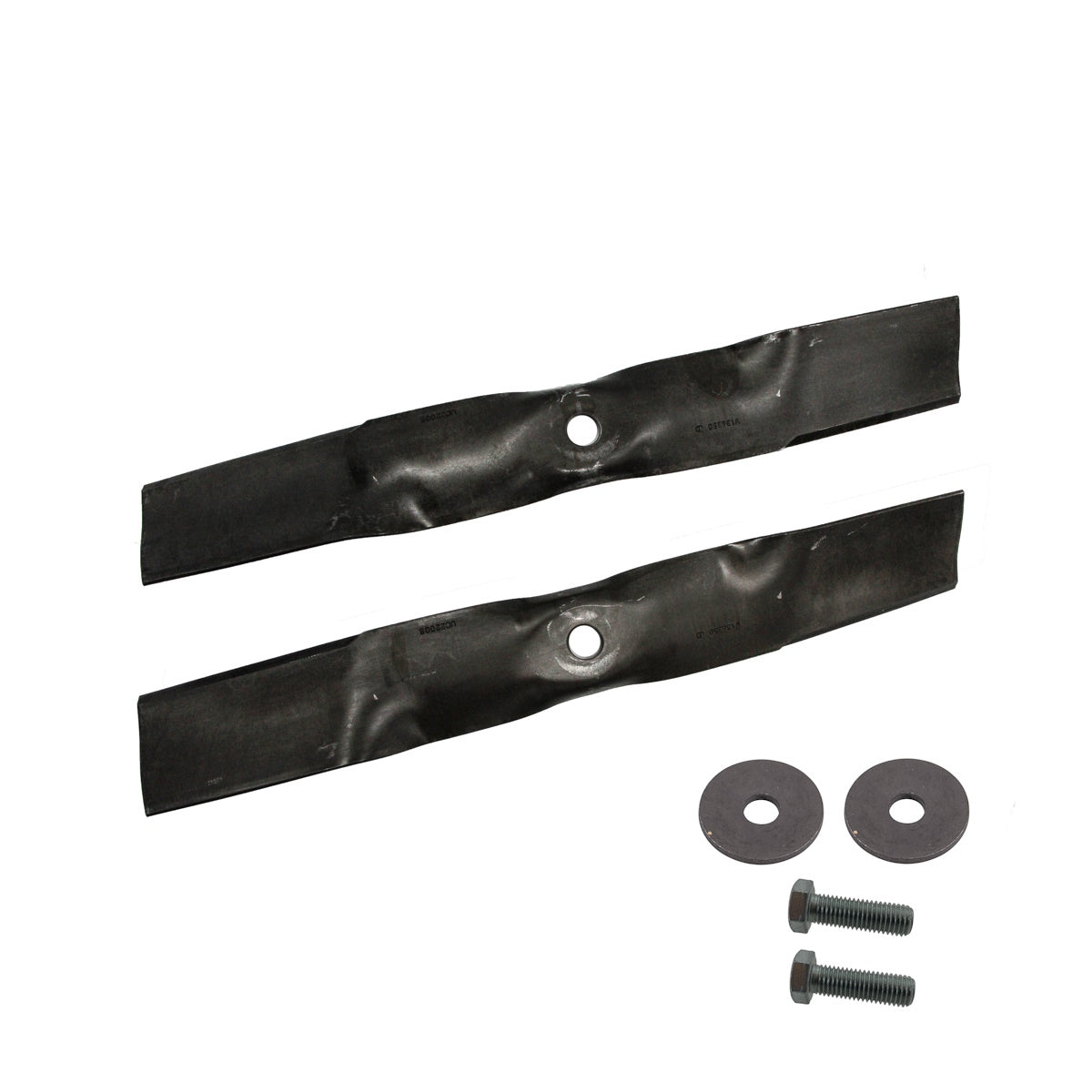 John Deere S240 PC12357 Blade Kit Containing Part Numbers 2 x 19M7493 + 2 x M147138 + 2 x UC22008