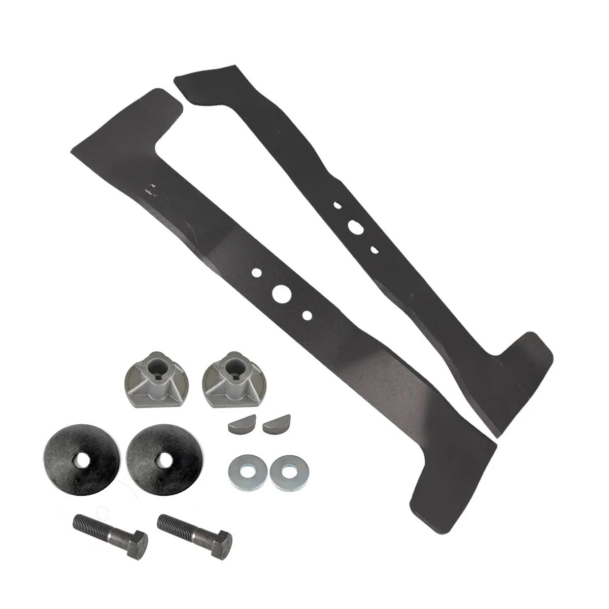 Mountfield 2548H 4WD Blade Kit Containing Part Numbers 182004350/0 & 182004349/0 & 2 x 125463200/0 & 2 x 112139100/0 & 2 x 122160400/0 & 2 x 112523080/0 & 112735694/0 & 112735695/1