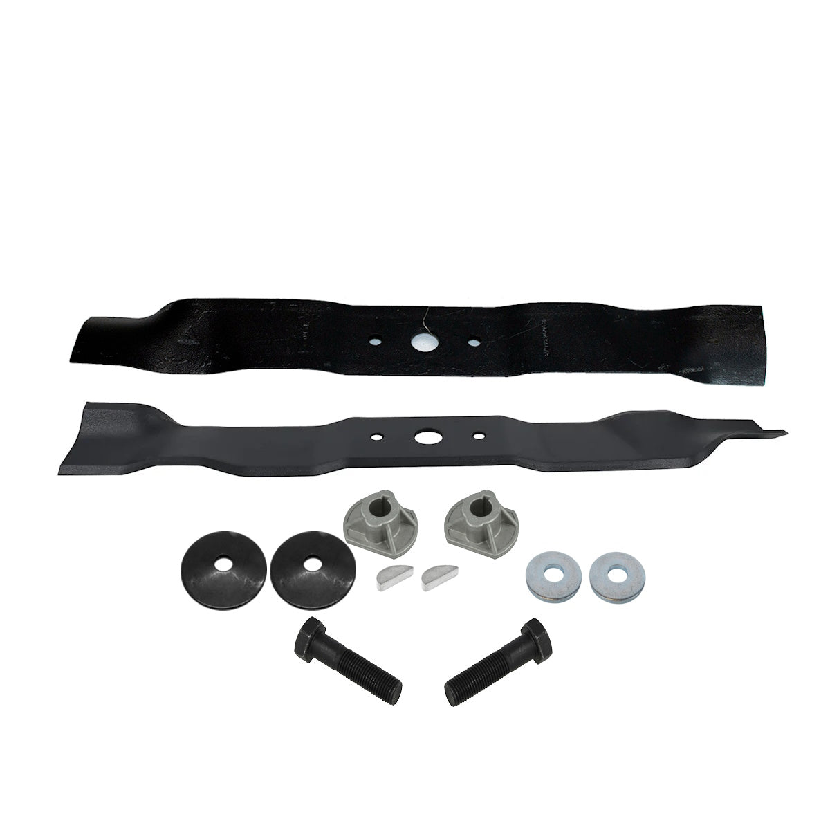 Efco EF 93/16 K Blade Kit Containing Part Numbers 1 x 182004352/0 & 1 x 181004346/3 & 2 x 125463200/0 & 2 x DIN6888-4x6.5x16 & 2 x DIN2093-10.2x50x2 & 2 x DIN9021-M10-11x30x2.5 & 1 x ASME-B18.2.1-3/8x1.1/2-RH-ZP & 1 x ASME-B18.2.1-3/8x1.1/2-LH-ZP