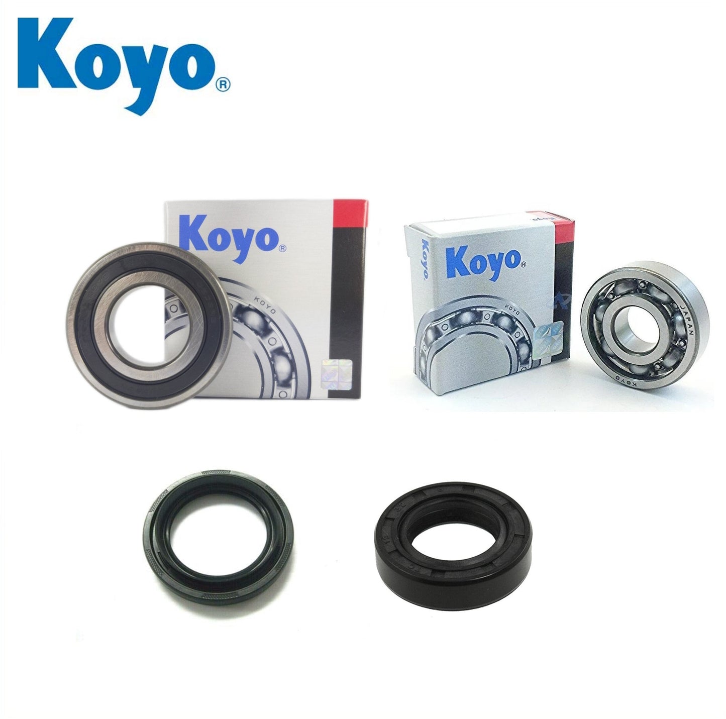 Yamaha YFM250 4XE4 030 B Rear Wheel Bearing Kit with Koyo bearings