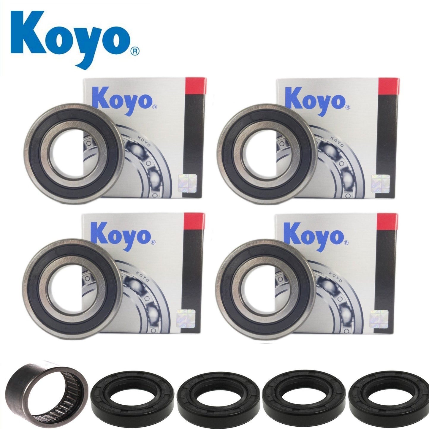 Yamaha YZF R1 2001 5JJ8 front and rear wheel bearing kit with Koyo bearings