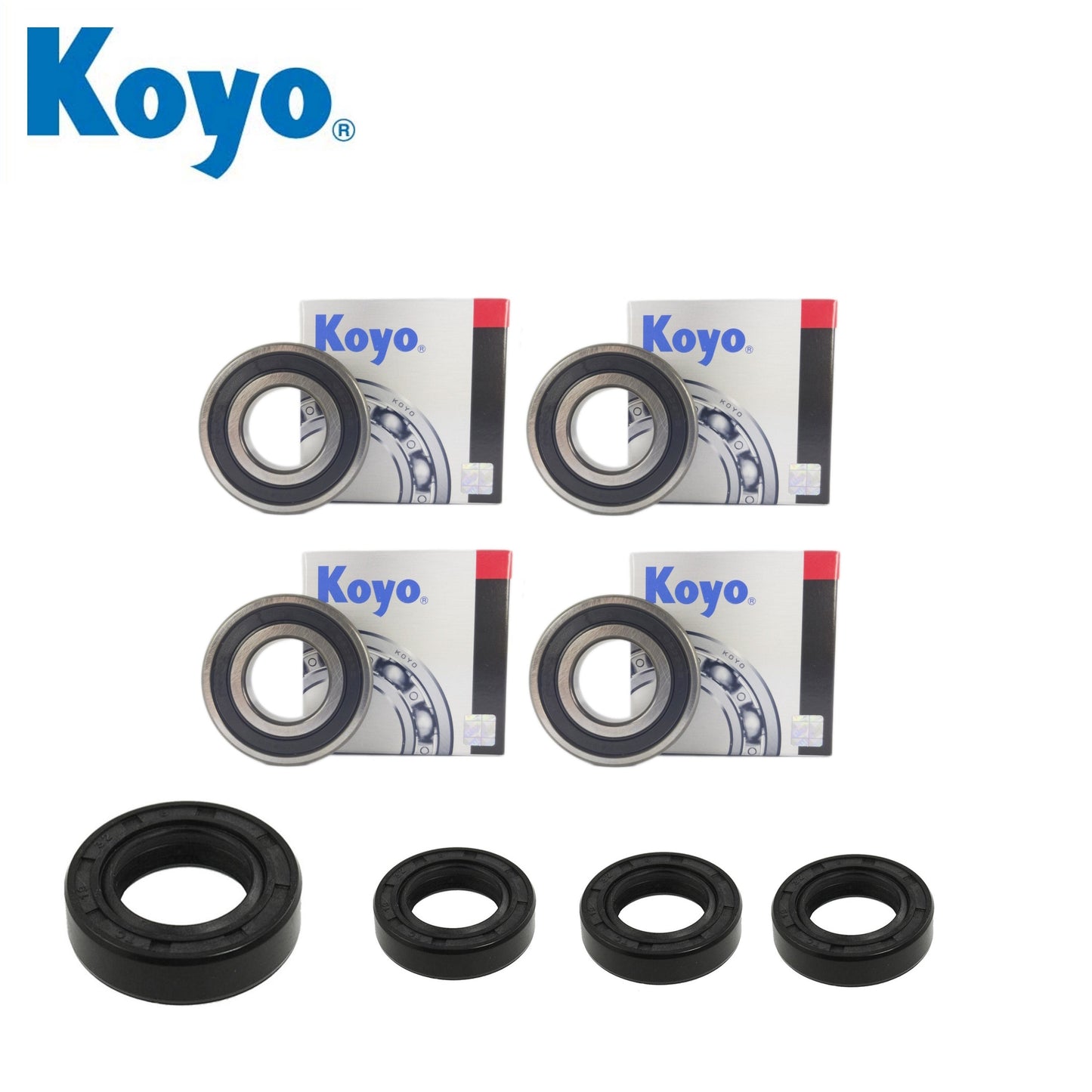 Yamaha WR450F 2013 1DX6 front and rear wheel bearing kit with Koyo bearings