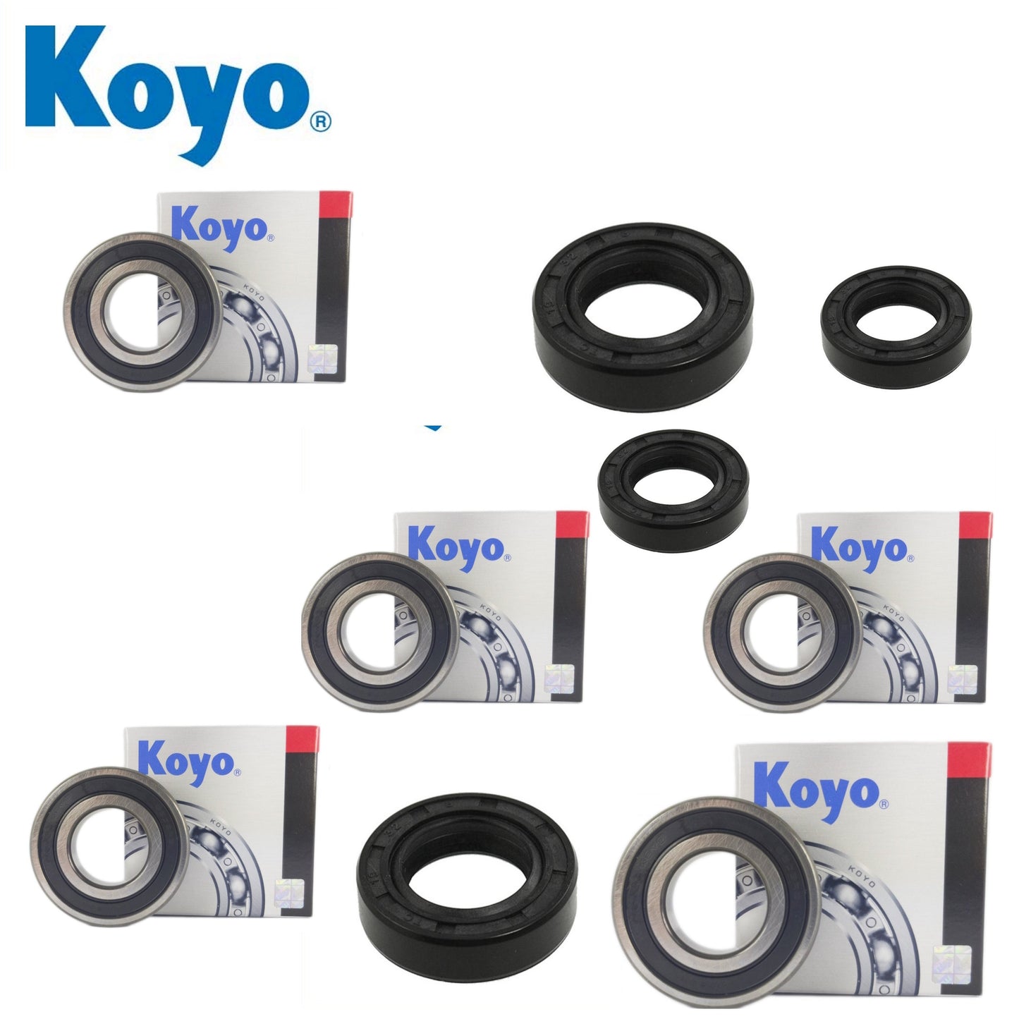 Yamaha YZF600R Thundercat 1998 4TV5 070 C front and rear wheel bearing kit with Koyo bearings