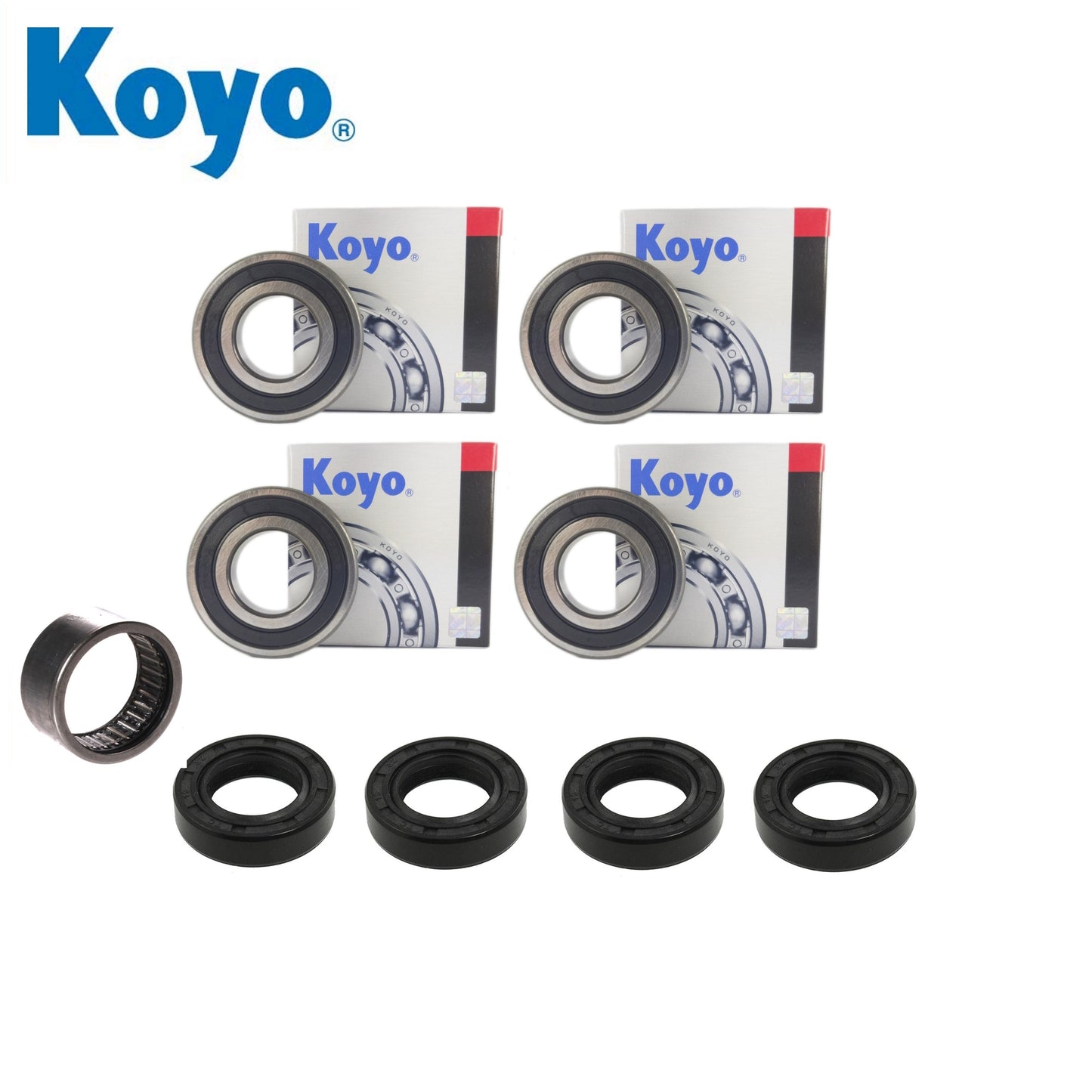Yamaha YZF R1 2013 1KBU front and rear wheel bearing kit with Koyo bearings