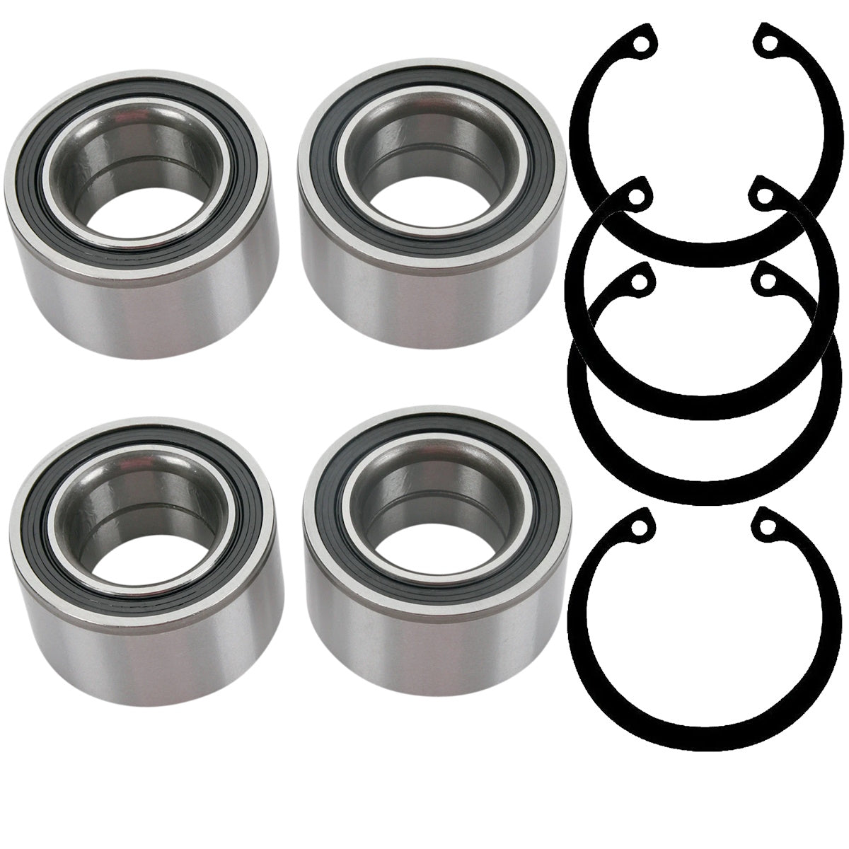 John Deere GATOR - UTILITY VEHICLE PC13312 4 Wheel Bearing Complete Kit Containing Part Numbers 4 x AM148394 & 4 x 40M5099