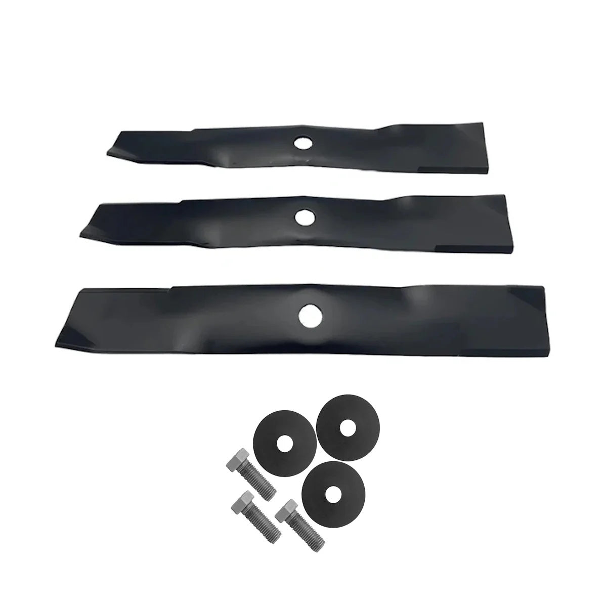 John Deere Z365R PC13912 Blade Kit Containing Part Numbers 3 x M145476 & 3 x M147138 & 3 x 19M7493