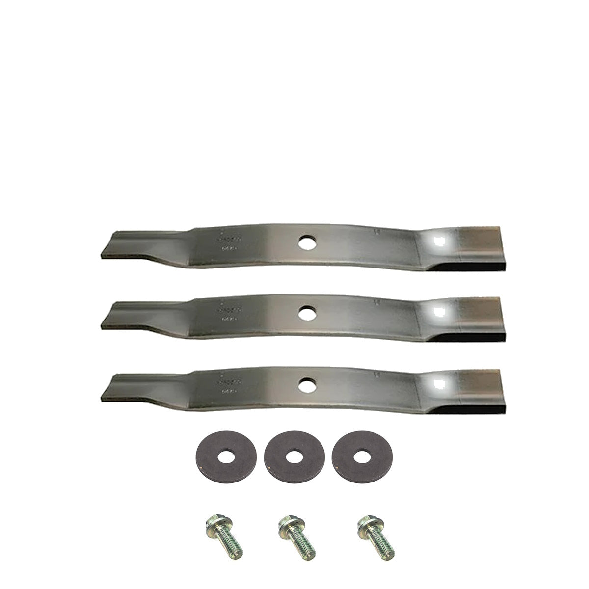 John Deere 60 Edge HC Deck for X758" PC2358 Blade Kit Containing Part Numbers 3 x M133381 & 3 x M147138 & 3 x 19M7872
