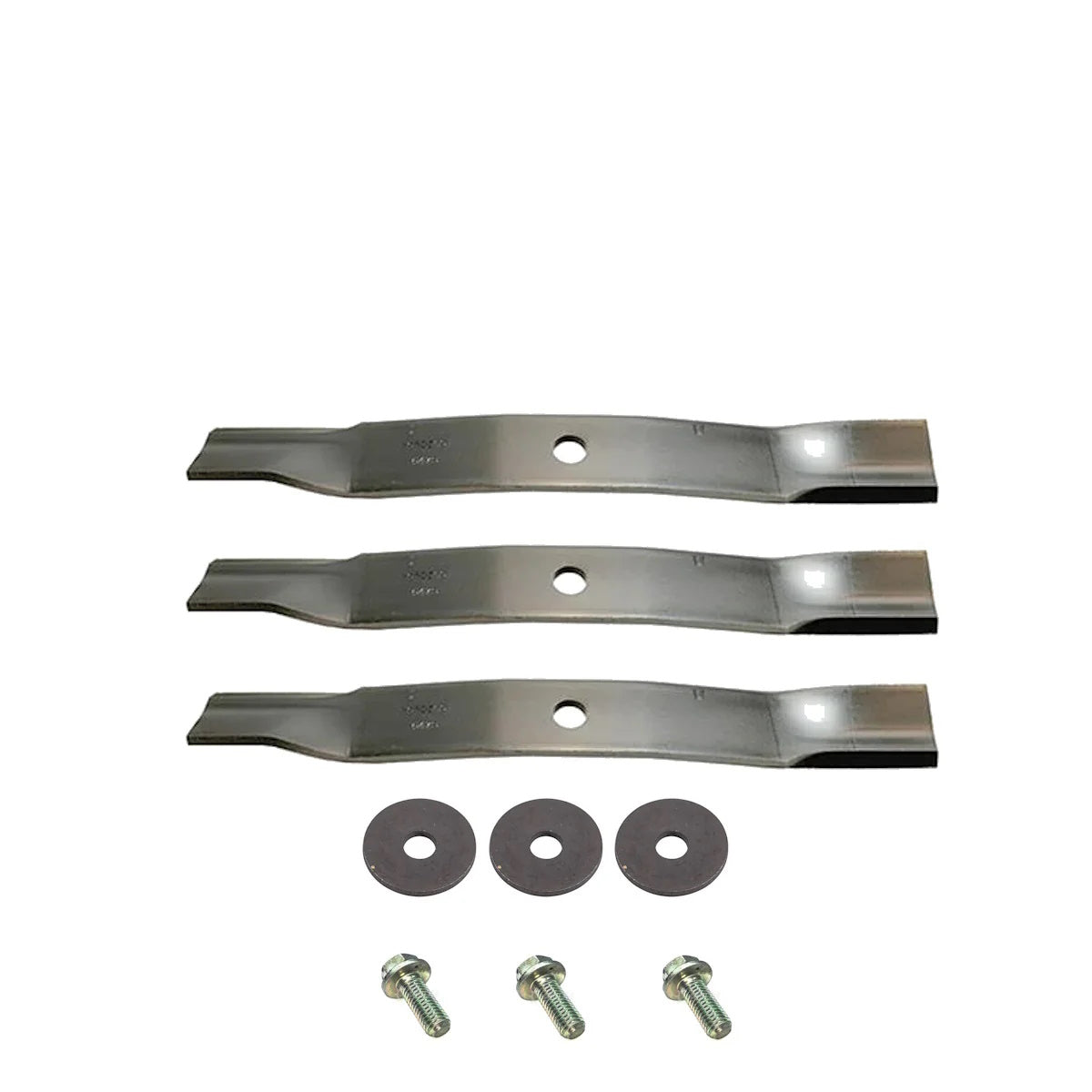 John Deere Z735M with 48HC Deck PC13620 Blade Kit Containing Part Numbers 3 x TCU30315 & 3 x M147138 & 3 x 19M7872