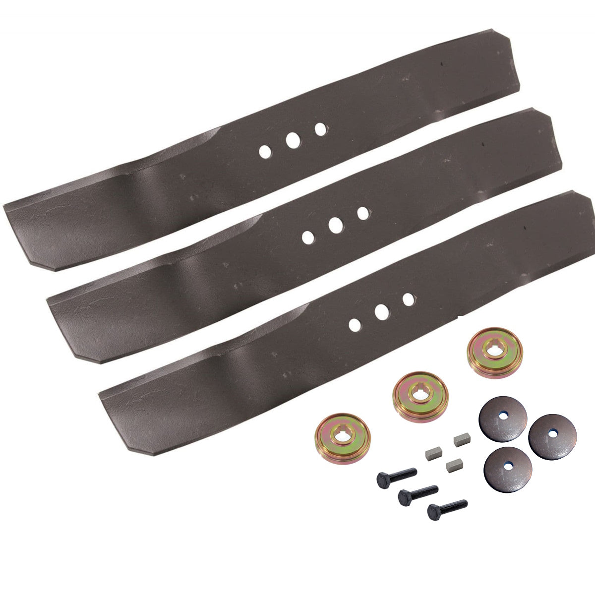 Husqvarna RIDER 16 953521401 Blade Kit for Combi 103 deck Containing Part Numbers 504188210 & 535504202 & Fasteners
