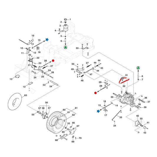 Gardol 33573 754-0280A Engine to Variator Belt
