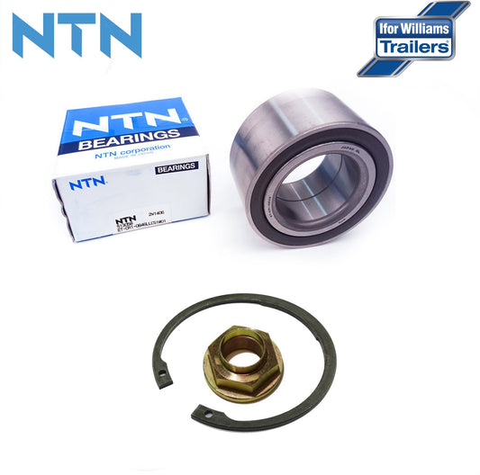 Ifor Williams NTN Wheel Bearing 76MM with Stake Nut and Circlip