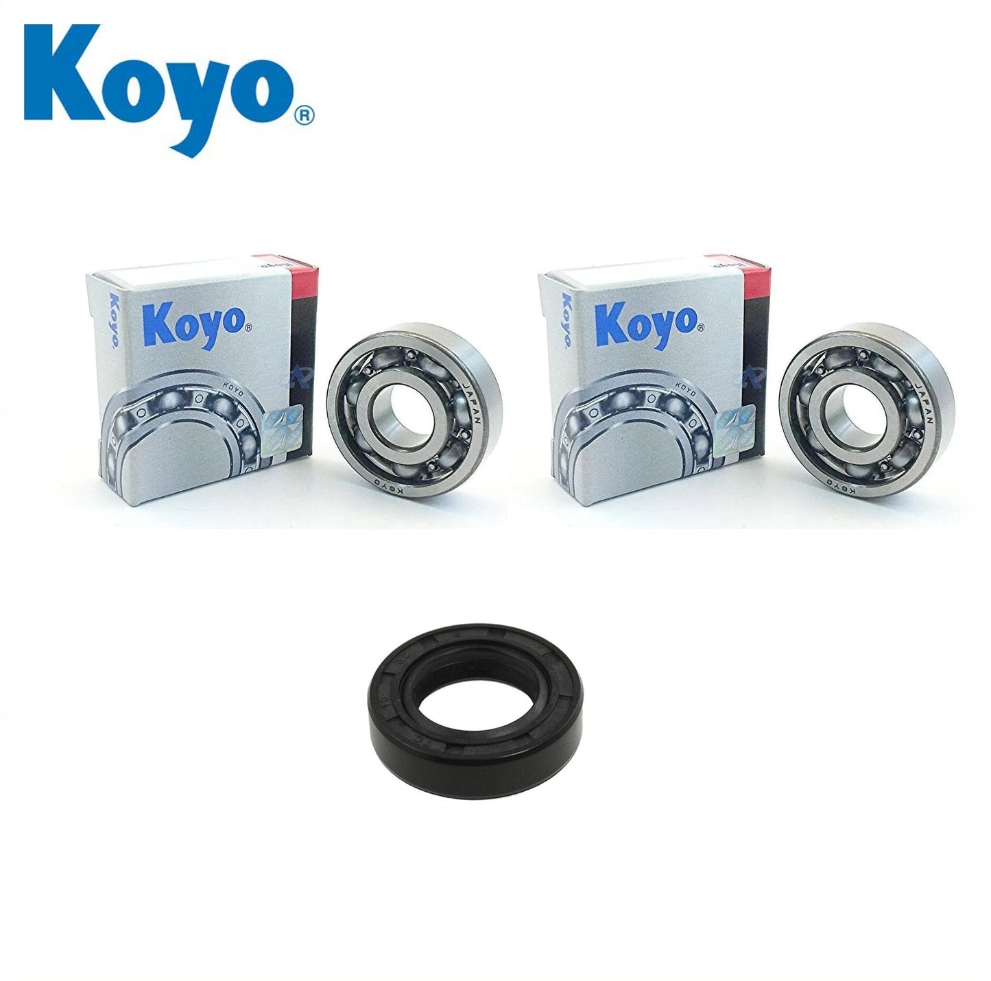 Yamaha YBR125 3D94 Front Wheel Bearing Kit with Koyo bearings