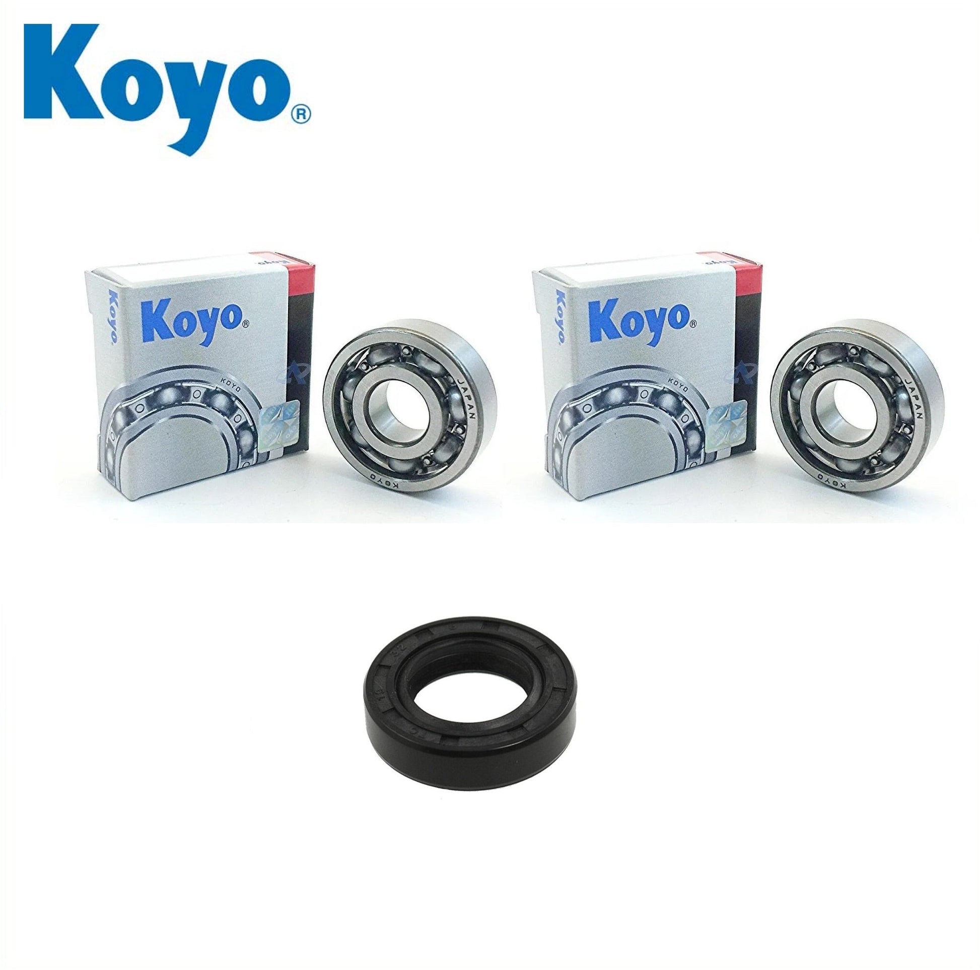 Yamaha YBR125 51D2 Front Wheel Bearing Kit with Koyo bearings