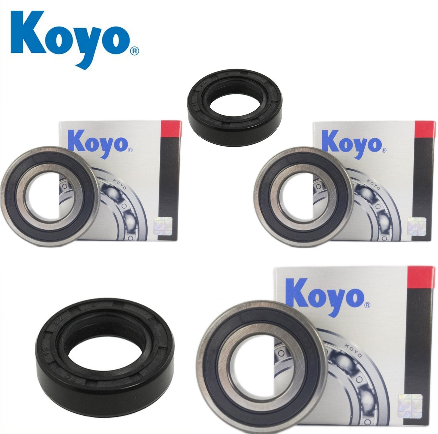 Yamaha YZF600R 4WE6 Rear Wheel Bearing Kit with Koyo bearings