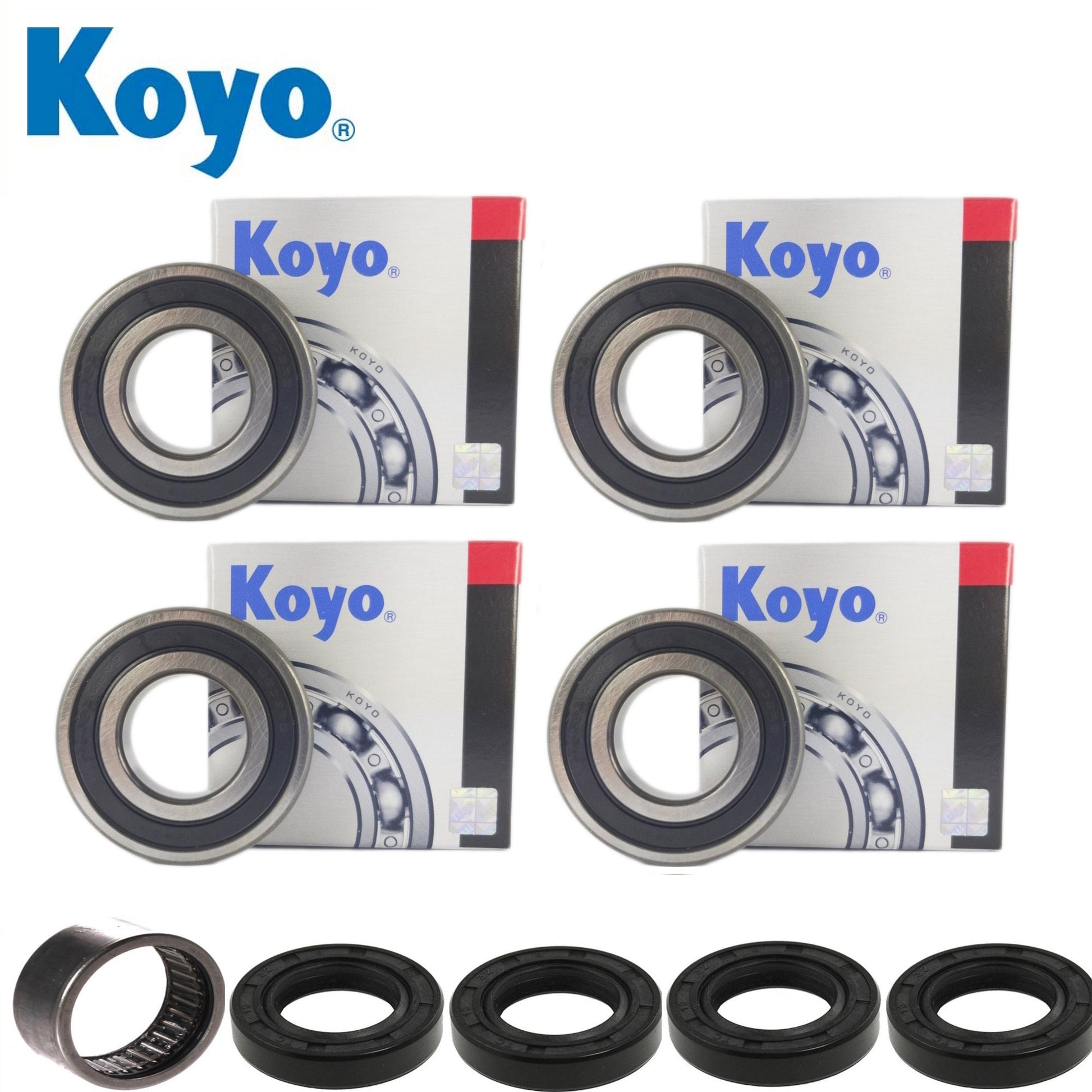 Yamaha YZF-R6 2005 5SLX front and rear wheel bearing kit with Koyo bearings