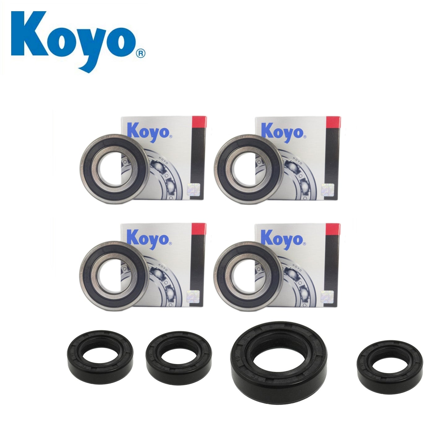 Yamaha WR250F 2016 2GB9 front and rear wheel bearing kit with Koyo bearings