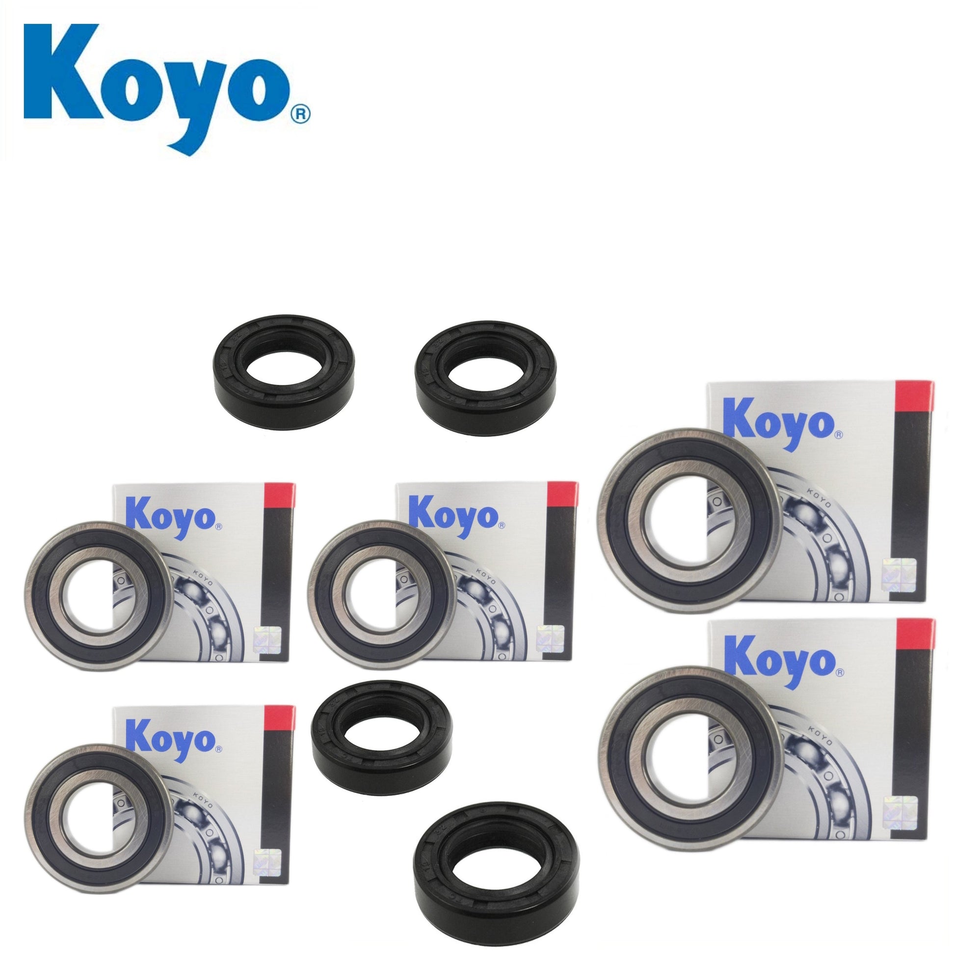 Yamaha MT07 ABS 2014 1XB8 front and rear wheel bearing kit with Koyo bearings